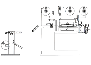 ラベル印刷機 ラミネート加工機 フィルム抜き加工機なら恩田製作所 箔押し ラミネート抜き加工機 Opm Hl450s